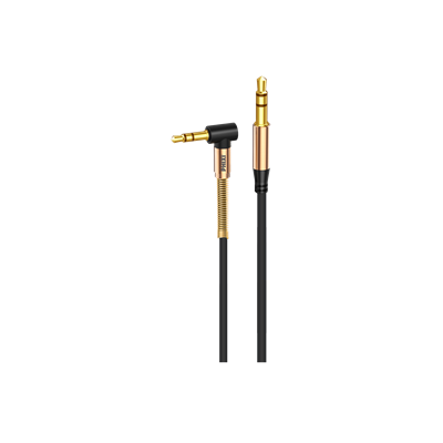 Phixi Basic A811 L Kesim Metal Başlıklı ve Yaylı 3.5mm Aux Kablo