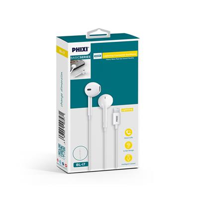 Phixi Basic BL-i7 Mikrofonlu Lightning Girişli EarPods Kulaklık