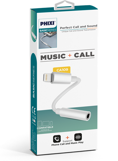 PHİXİ BASİC CA109 LIGHTNING TO AUX SİLİKON KABLO