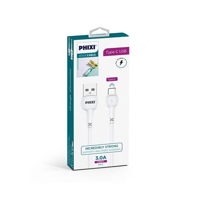 Phixi Basic CB461T Type-C USB Şarj ve Data Kablo
