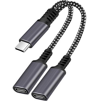 PHIXI CA117 Type-C Ses ve Şarj Adaptörü – USB-C Çift Giriş Splitter