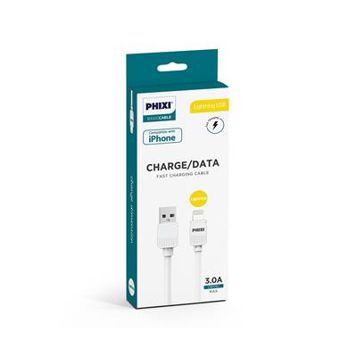 Phixi CB410L Basic 100 Cm Lightning Şarj ve Data Kablosu