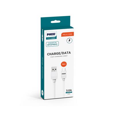 Phixi CB410M Basic 100 Cm Micro USB Şarj ve Data Kablosu