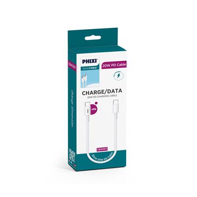 Phixi CB4130T Basic 30 Cm Type-C to Type-C USB Şarj Kablosu
