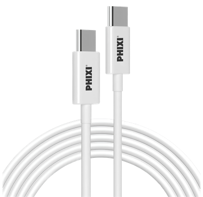 PHIXI CB423T Type-C to Type-C Şarj ve Data Kablosu 27W 3m USB-C