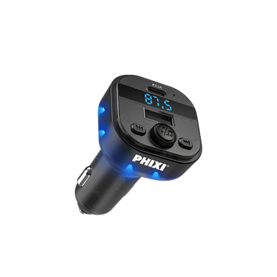 Phixi FM15 Araç FM Transmitter – Bluetooth 5.3 + PD & USB-A Hızlı Şarj