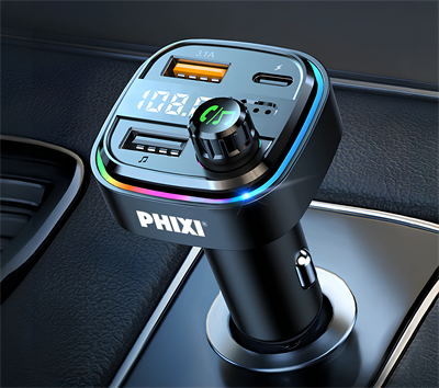 Phixi FM25 Araç FM Transmitter – Bluetooth 5.3 + PD & USB-A Hızlı Şarj