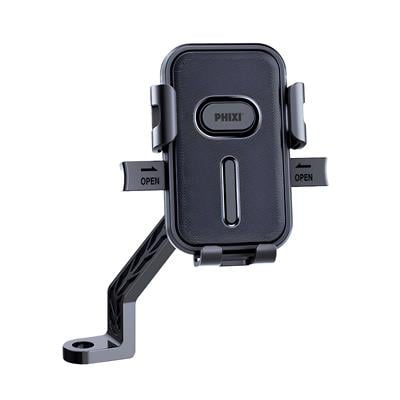 Phixi Force CH61 Dikiz Ayna Baglantili Otomatik Motosiklet ve Bisiklet Telefon Tutucu