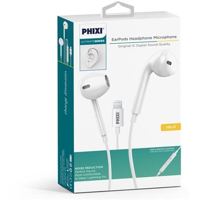 Phixi Force HS-i7 Mikrofonlu Lightning Girişli MSİ EarPods Kulaklık