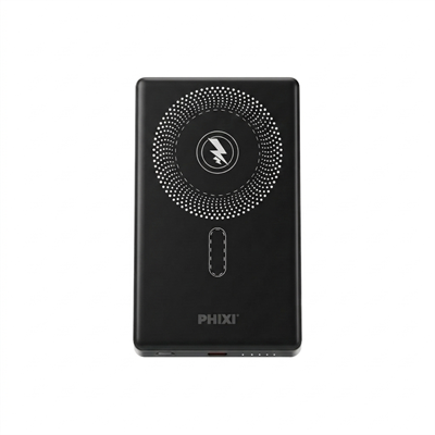 PHIXI Force MP5 MagSafe Powerbank 5000mAh – 22.5W Hızlı Şarj Slim Manyetik Taşınabilir Şarj Cihazı