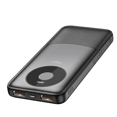 PHIXI Force P16 10000mAh Powerbank – 2.1A Hızlı Şarj Dual USB Taşınabilir Şarj Cihazı