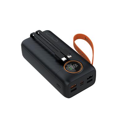Phixi Force P32 30000mAh 22.5W Hızlı Şarj Cihazı - Dahili Kablolu  - Fast Powerbank  - Dijital Ekran - Taşınabilir Şarj Cihazı