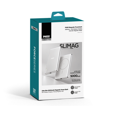 PHIXI Force PW60 5000mAh 15W MagSafe Ultra Slim Powerbank
