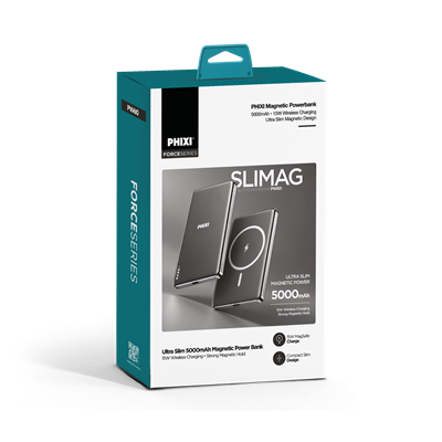 PHIXI Force PW60 5000mAh 15W MagSafe Ultra Slim Powerbank