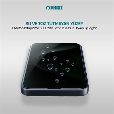 Phixi Hayalet Gorilla Guard iPhone 11 Kırılmaz Cam – HD Temperli, Tekrar Yapışabilir, Suyla Temizlenebilir, Anti-Statik, Süper Kavisli Ekran Koruyucu