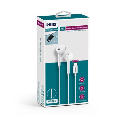 Phixi HS626 Basic Mikrofonlu Type-C Girişli EarPods Kulaklık