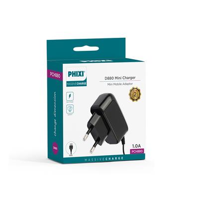 Phixi Massive PCH880 1.0A D880 Mini Mobile Şarj Cihazı