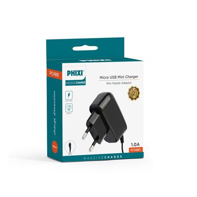 Phixi Massive PCH881 1.0A Micro USB Mini Mobile Şarj Cihazı