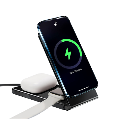 Phixi MS10 3-in-1 Magnetic Wireless Stand Charging Set