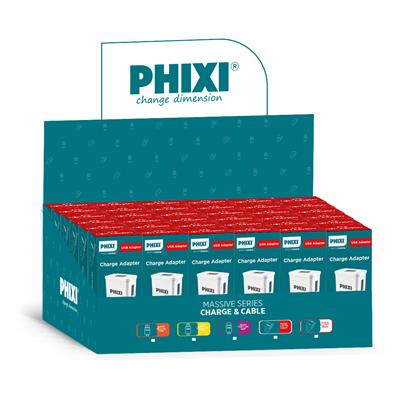 PHIXI PCH207 USB Şarj Adaptörü 2.1A Hızlı Şarj (30lu Paket)