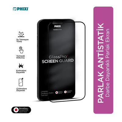 Phixi Premium Guard Parlak Cam Ekran Koruyucu – iPhone 11 Uyumlu | Antistatik, Su Tutmaz, Tam Kaplama