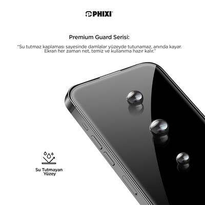 Phixi Premium Guard Parlak Cam Ekran Koruyucu – iPhone 11 Uyumlu | Antistatik, Su Tutmaz, Tam Kaplama