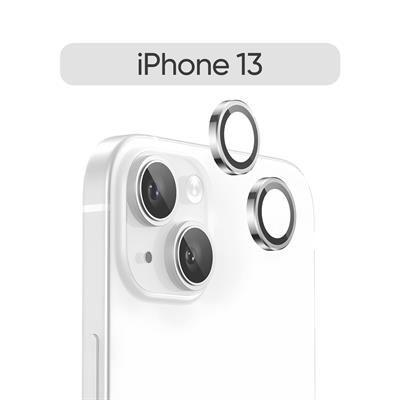 Phixi Premium Guard Serisi  – iPhone 13 Uyumlu White Kamera Lens Koruyucu | Safir Cam, Kırılmaz, Gerçek Görünüm