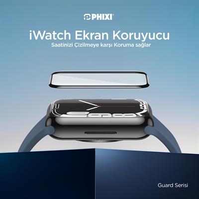 Phixi Premium Guard Serisi – Watch Uyumlu Ekran Koruyucu | Darbe Dayanıklı, Kırılmaz Cam, Net Görünüm
