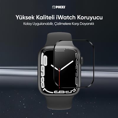 Phixi Premium Guard Serisi – Watch Uyumlu Ekran Koruyucu | Darbe Dayanıklı, Kırılmaz Cam, Net Görünüm