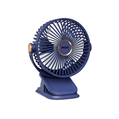 PHIXI Smart MF12 Klipsli Esnek Ambiyans Aydınlatmalı Şarjlı Mini Fan