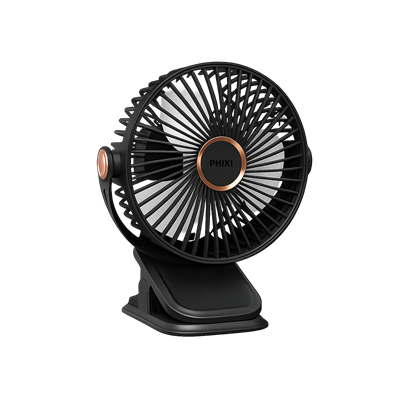 PHIXI Smart MF12 Klipsli Esnek Ambiyans Aydınlatmalı Şarjlı Mini Fan