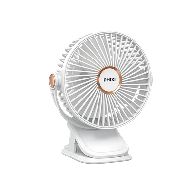 PHIXI Smart MF12 Klipsli Esnek Ambiyans Aydınlatmalı Şarjlı Mini Fan