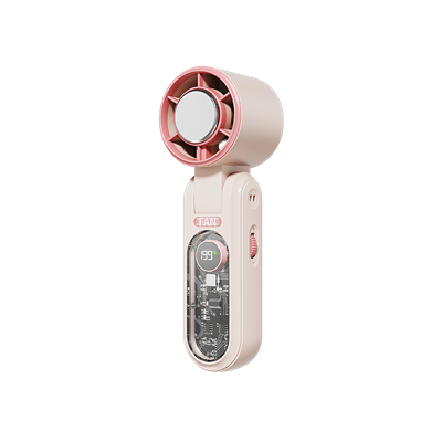 PHIXI Smart MF4 3000 mAh 199 Kademeli Dijital Göstergeli Şarjlı Taşınabilir Mini Fan