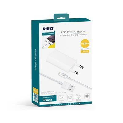 Phixi Ultimate UPD4111 Type-C to Lightning Hızlı Şarj ve Data Kablo