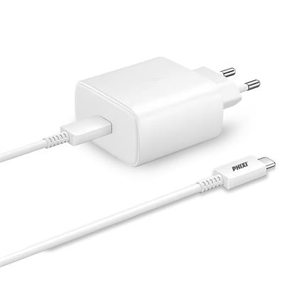 PHIXI UPD4133T 33W PD Hızlı Şarj Adaptörü Type-C Kablolu