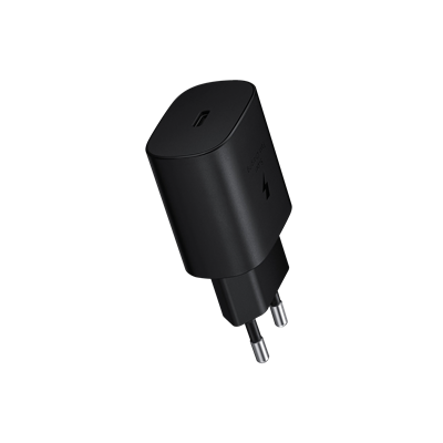 Ultimate Serisi UPD4125B 25W Type-C Girişli Hızlı Şarj Adaptörü Siyah