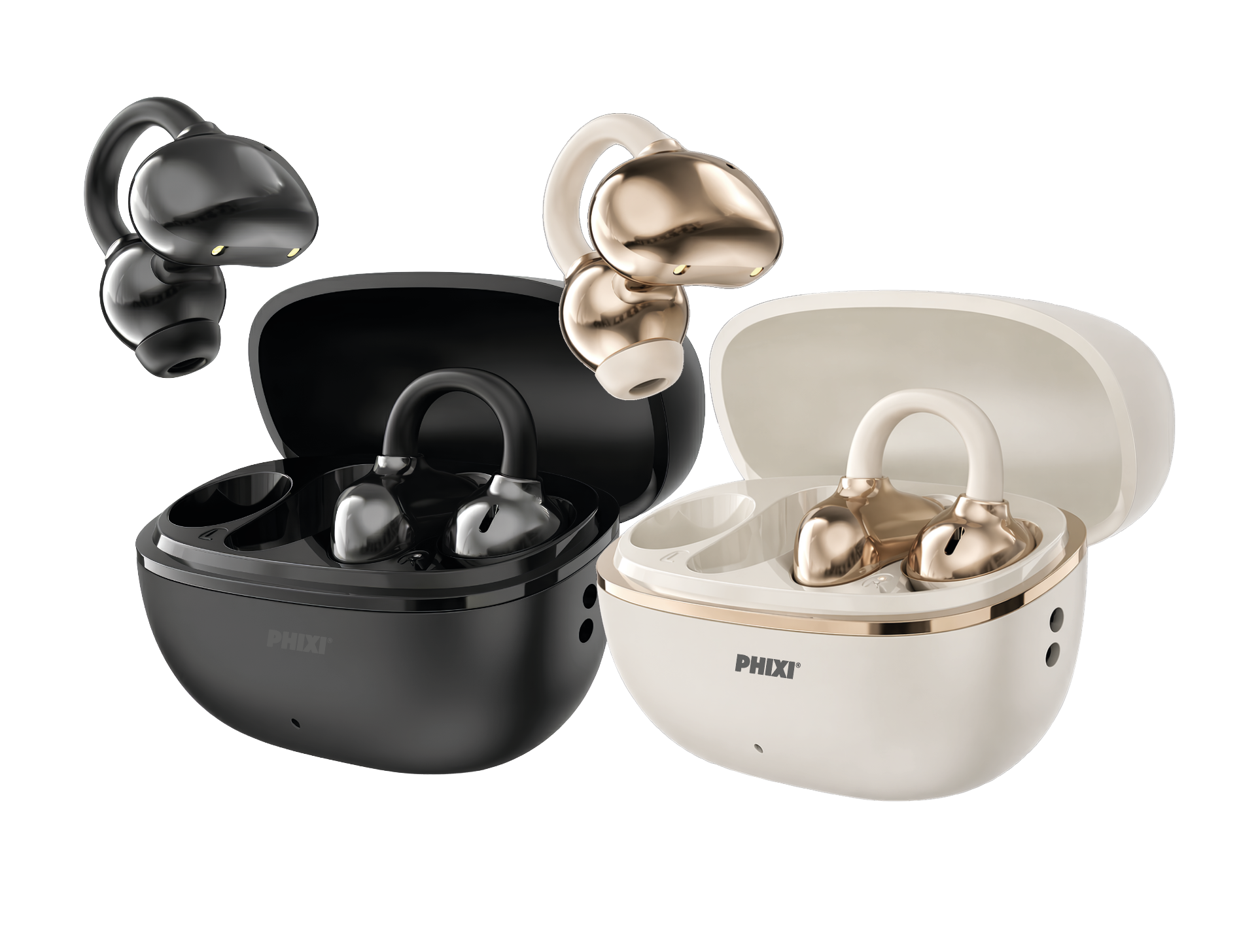 PHIXI Ultimate S85 Clip Bluetooth Earbuds