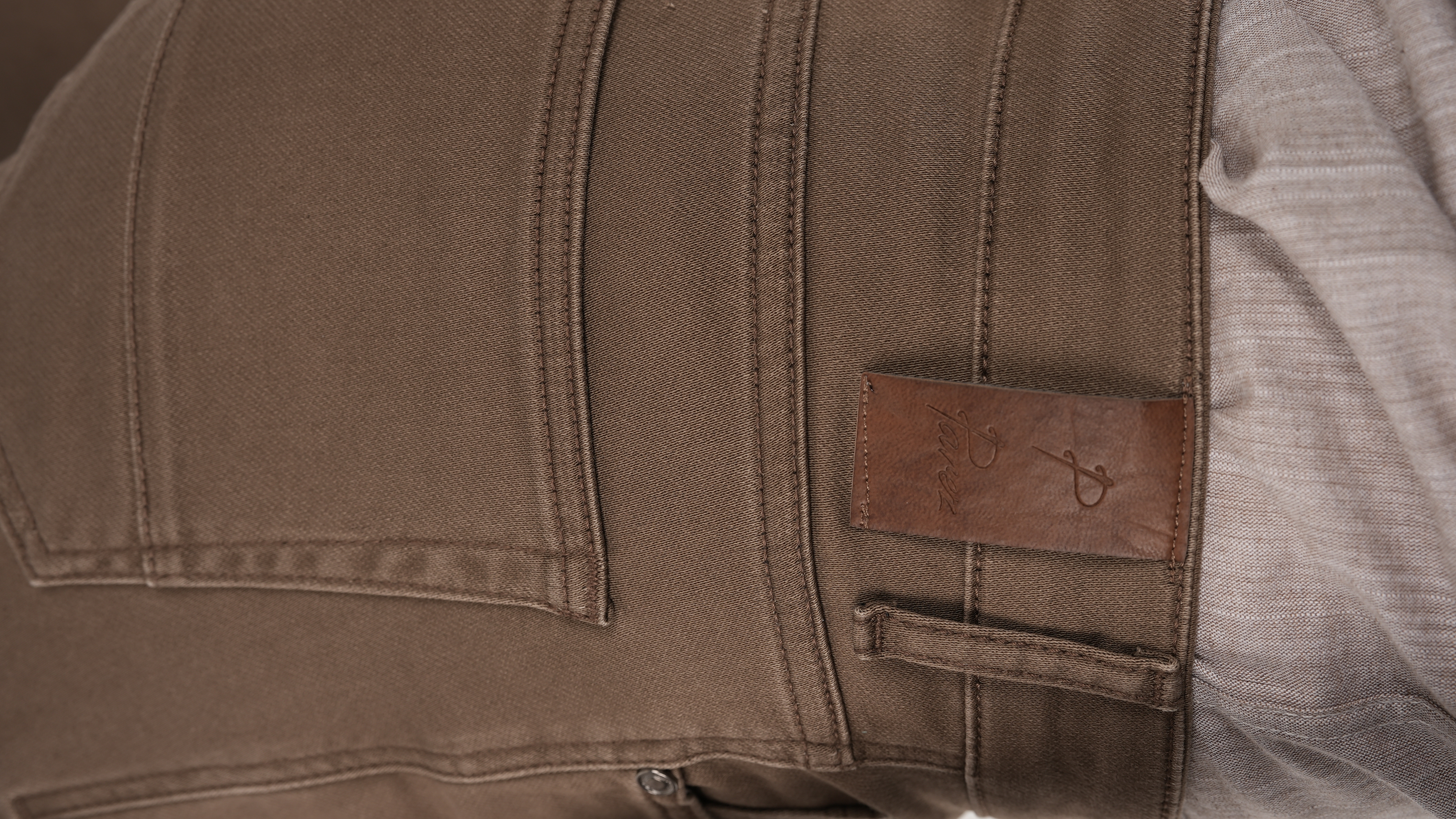 Erkek Denim Regular Rahat Kalıp Jeans Kot Cotton Pantolon - Sütlü Kahve