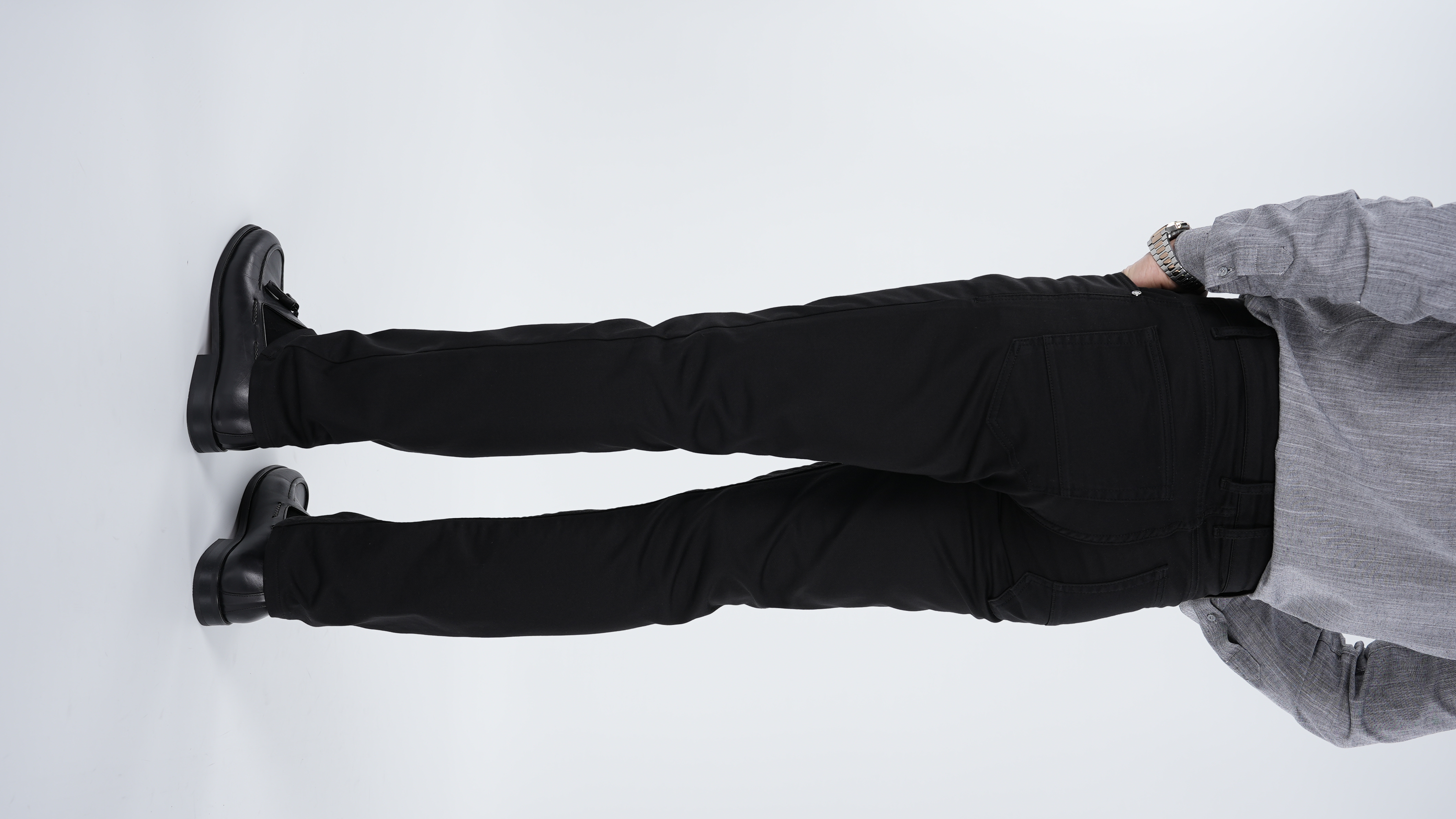 Erkek Denim Regular Rahat Kalıp Jeans Kot Cotton Pantolon - Siyah