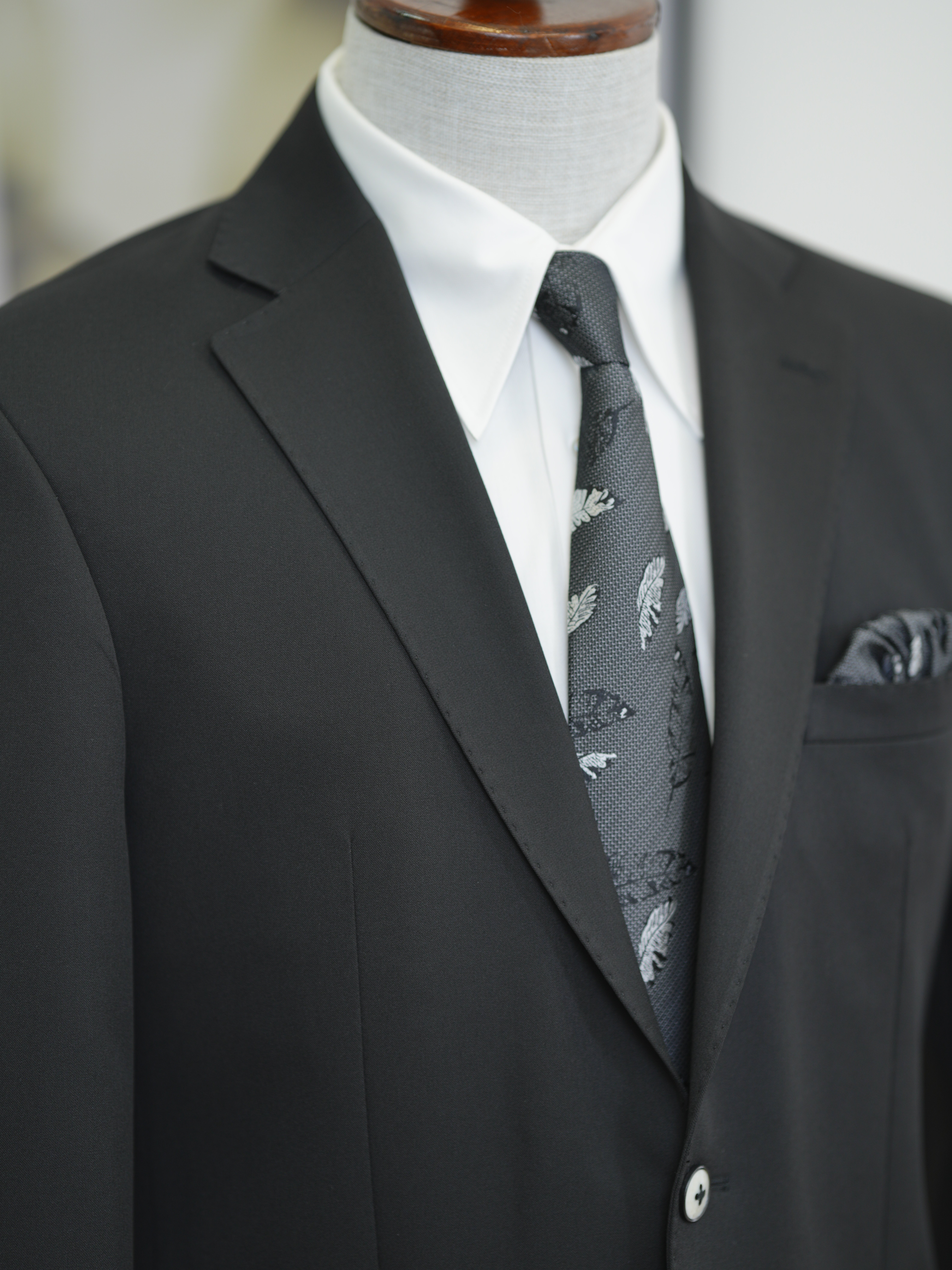 Erkek Premium İtalyan Stil Slim Fit Erkek Punto Dikişli Torba Cepli Yarım Astarlı Ceket - Siyah