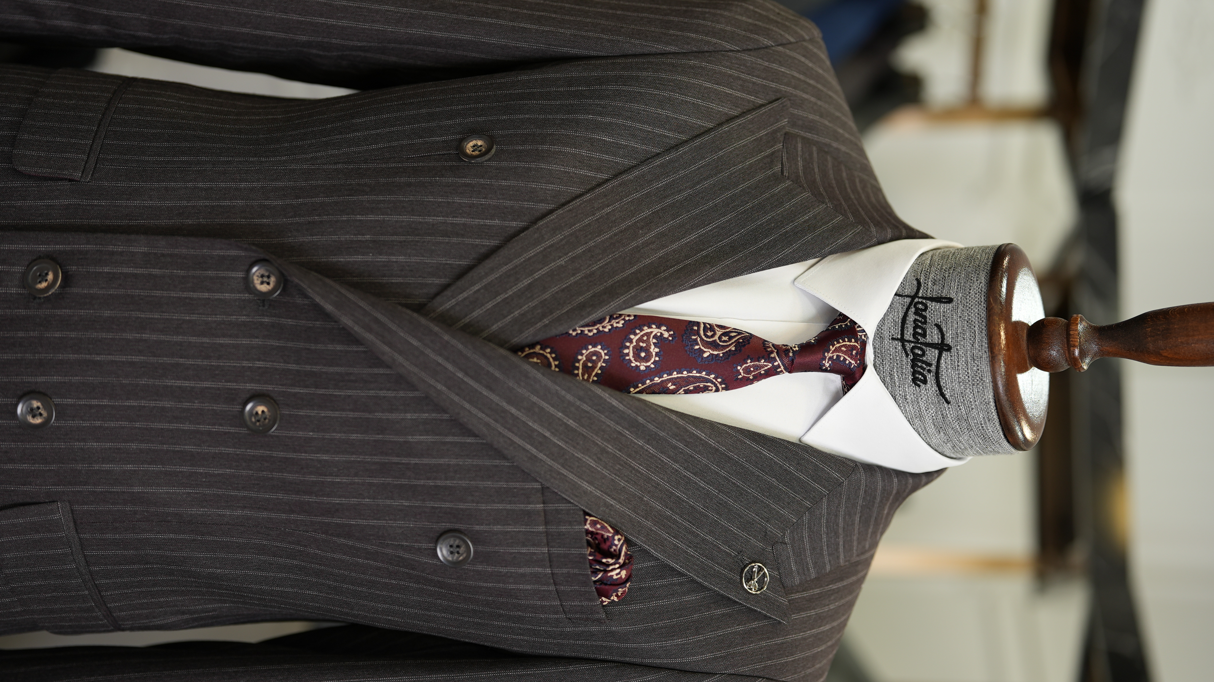 Erkek Slim Fit Takım Elbise Ceket Pantolon - Bordo