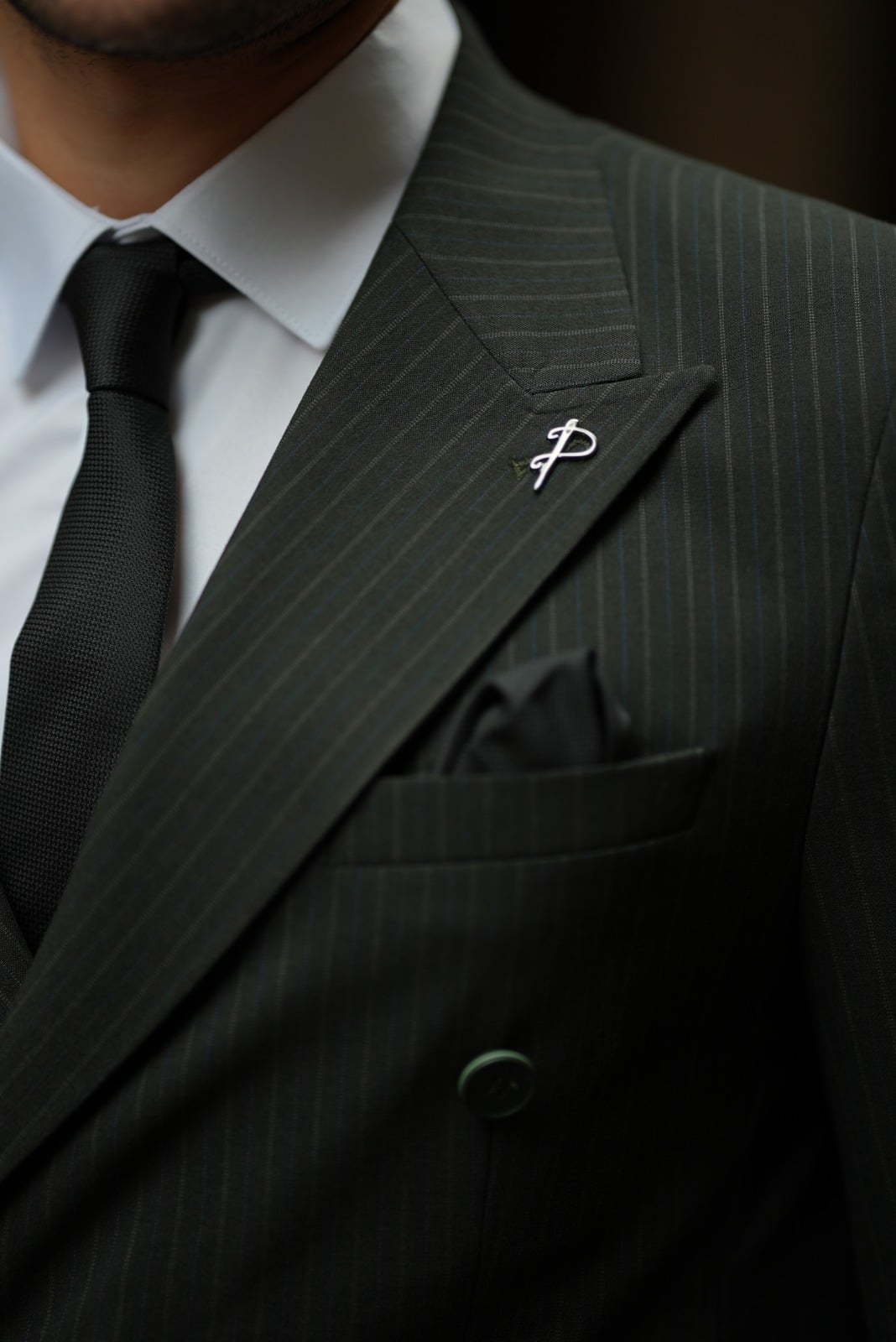 Pantaloni da giacca da abito doppiopetto stile italiano - Cachi