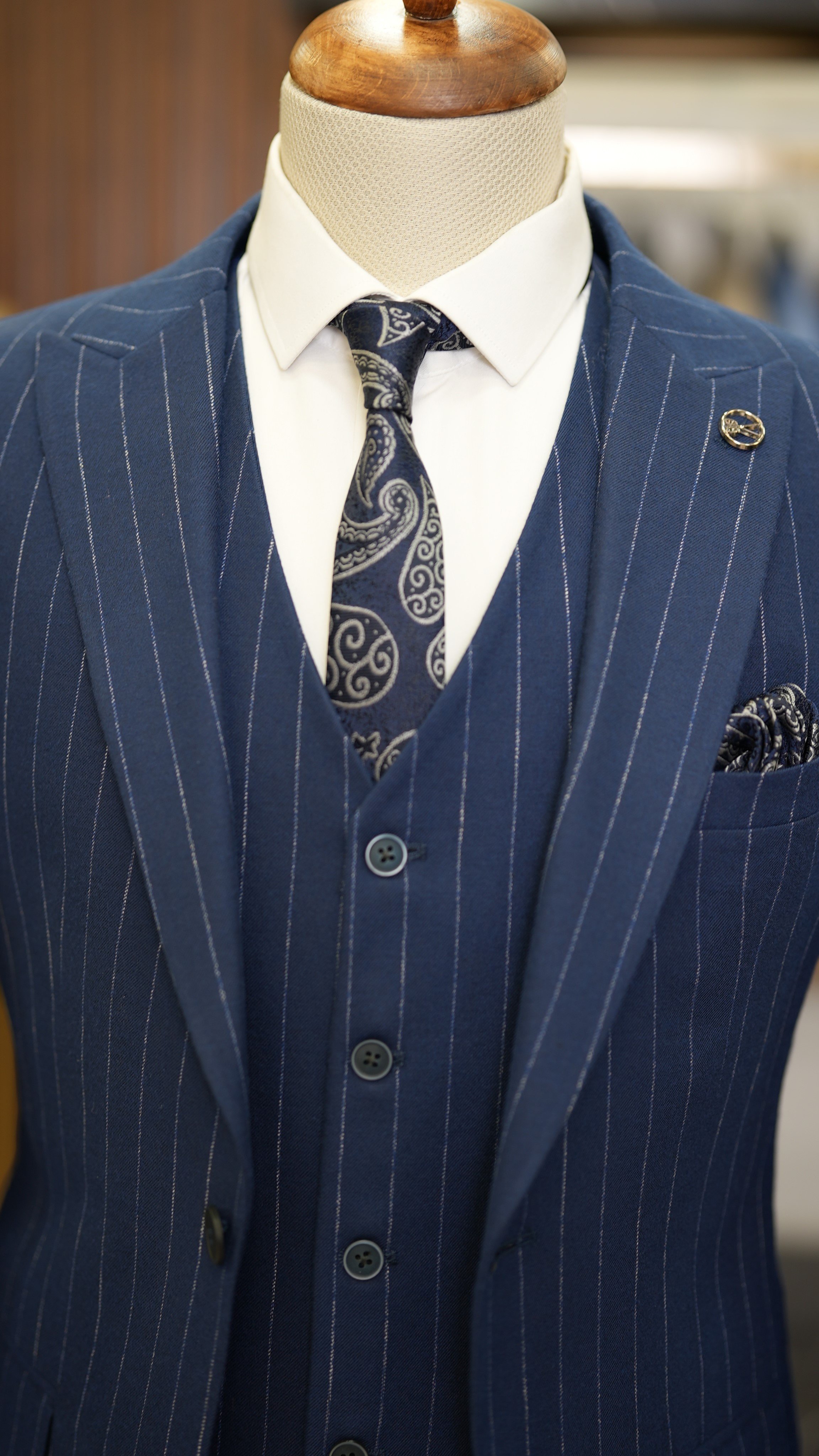 Pantaloni giacca gilet stile italiano - Saks