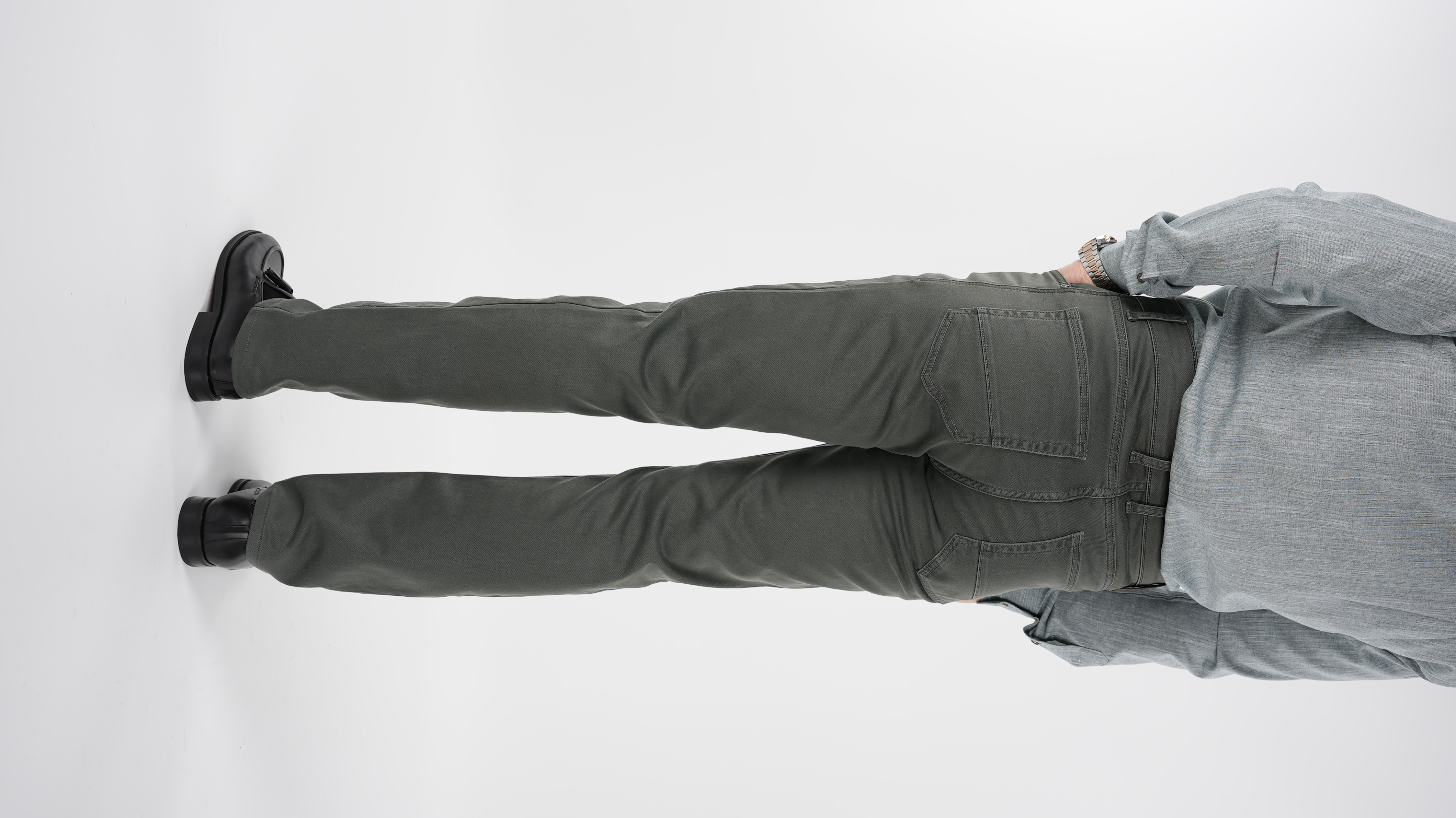 Erkek Denim Regular Rahat Kalıp Jeans Kot Cotton Pantolon - Haki