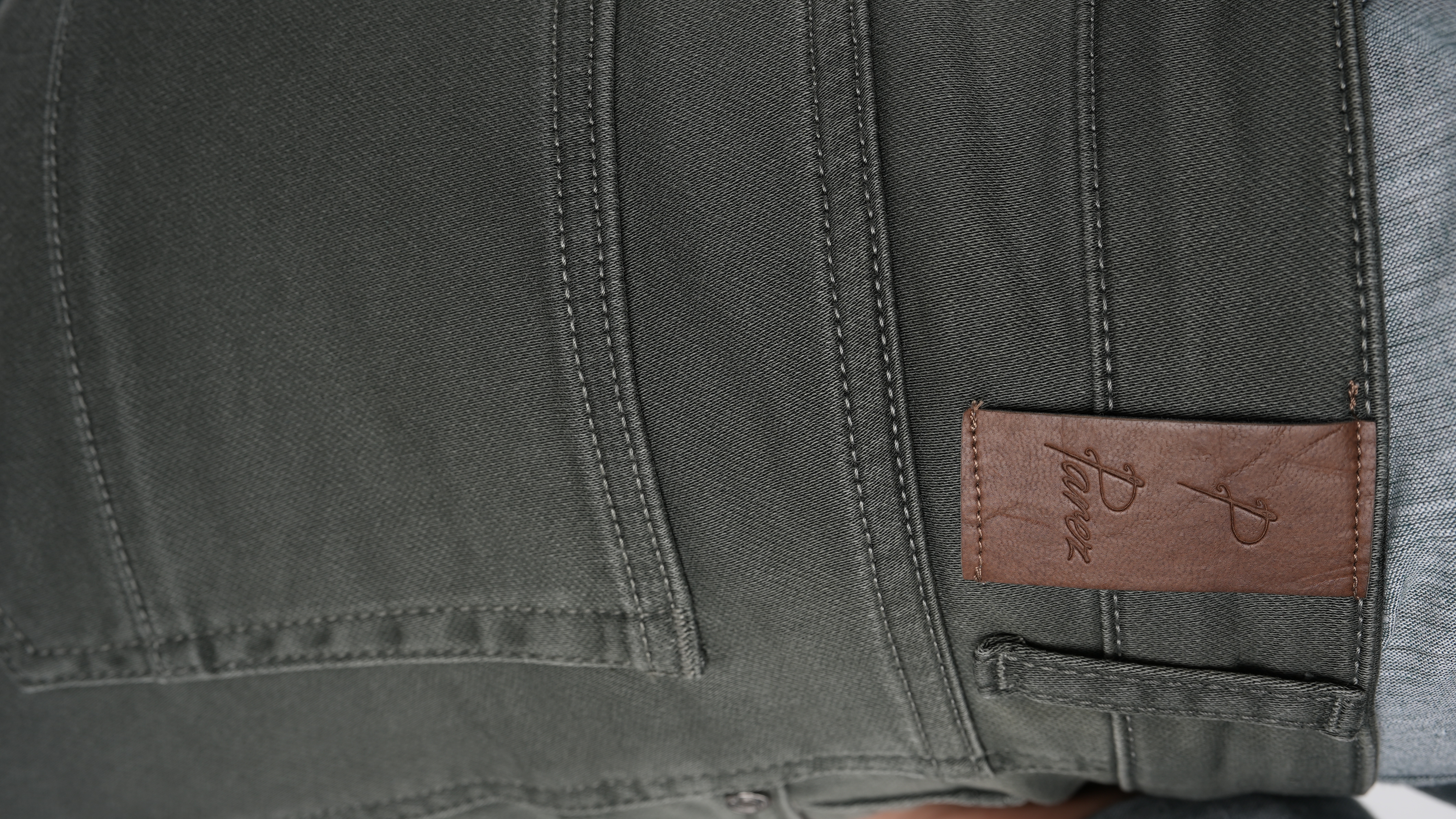 Erkek Denim Regular Rahat Kalıp Jeans Kot Cotton Pantolon - Haki