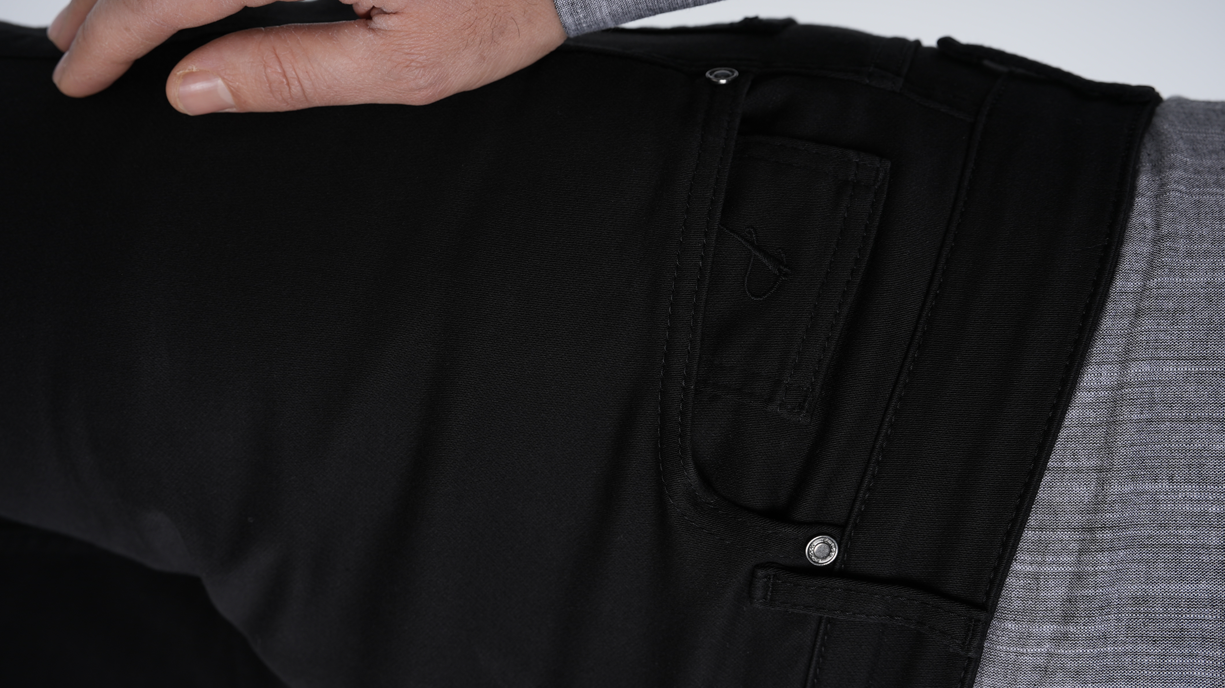 Erkek Denim Regular Rahat Kalıp Jeans Kot Cotton Pantolon - Siyah