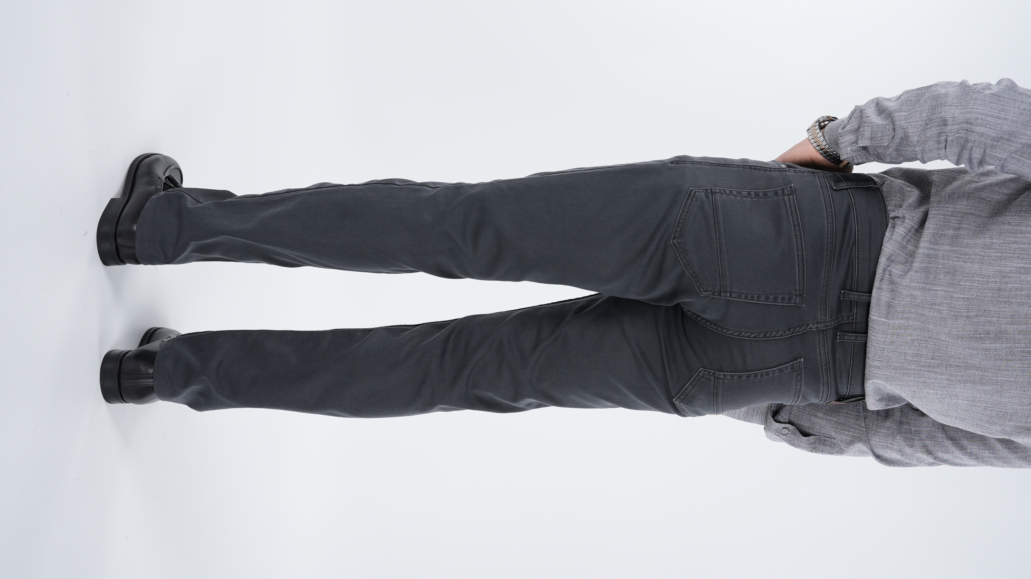 Erkek Denim Regular Rahat Kalıp Jeans Kot Cotton Pantolon - Antrasit