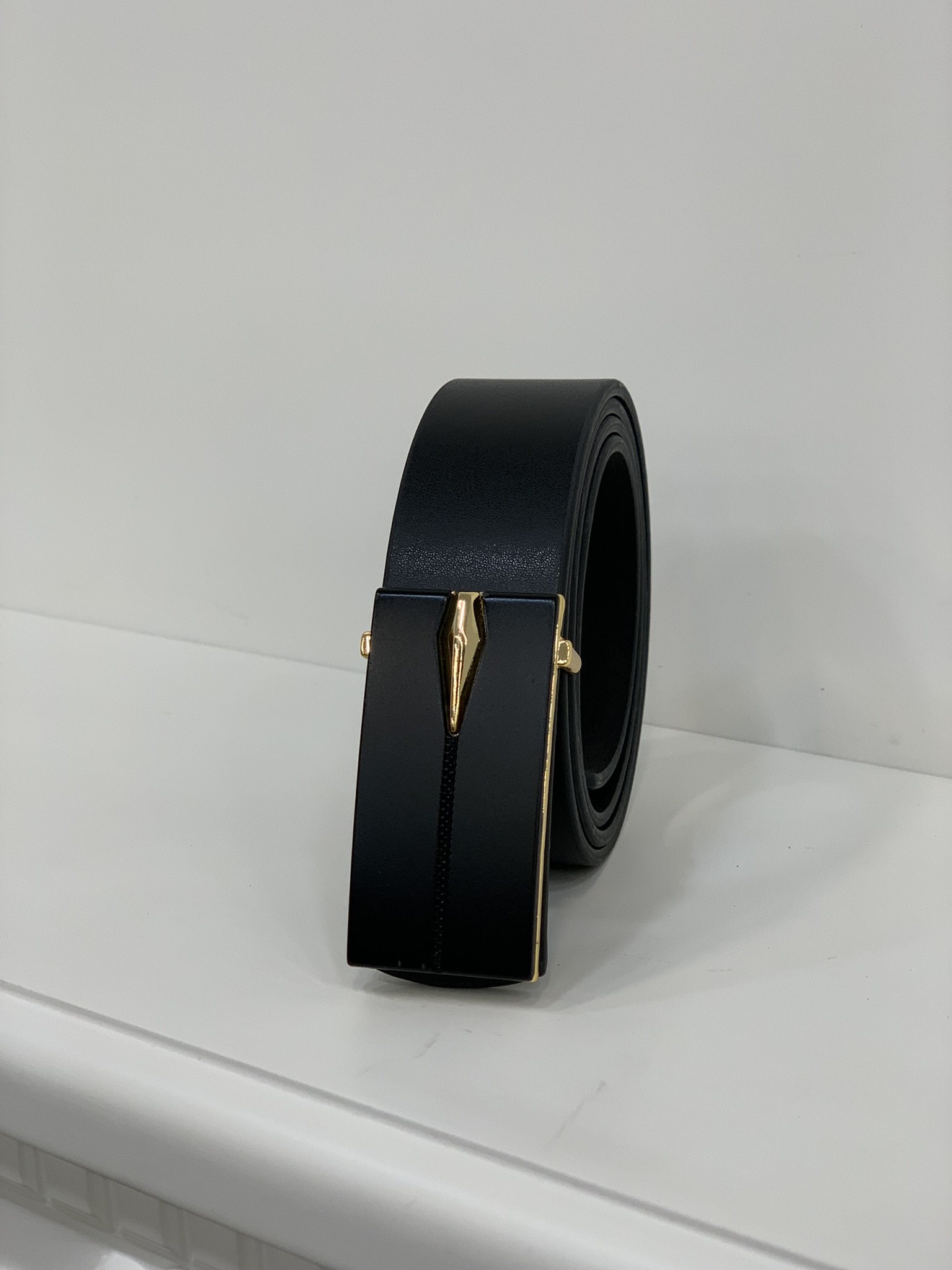 Erkek Gold Tokalı Kemer-Siyah