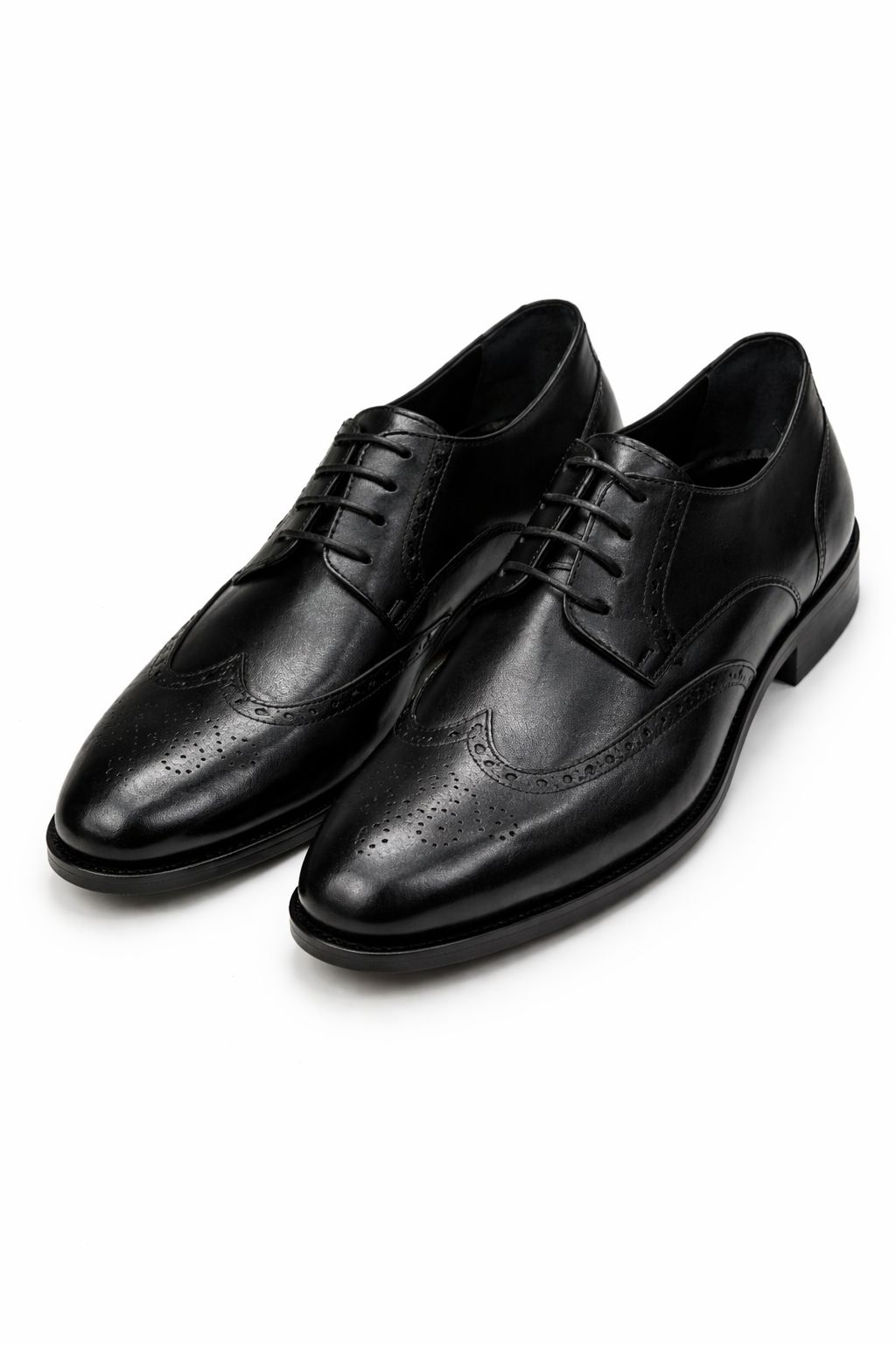 Erkek Premium Bağcıklı Ayakkabı - Siyah