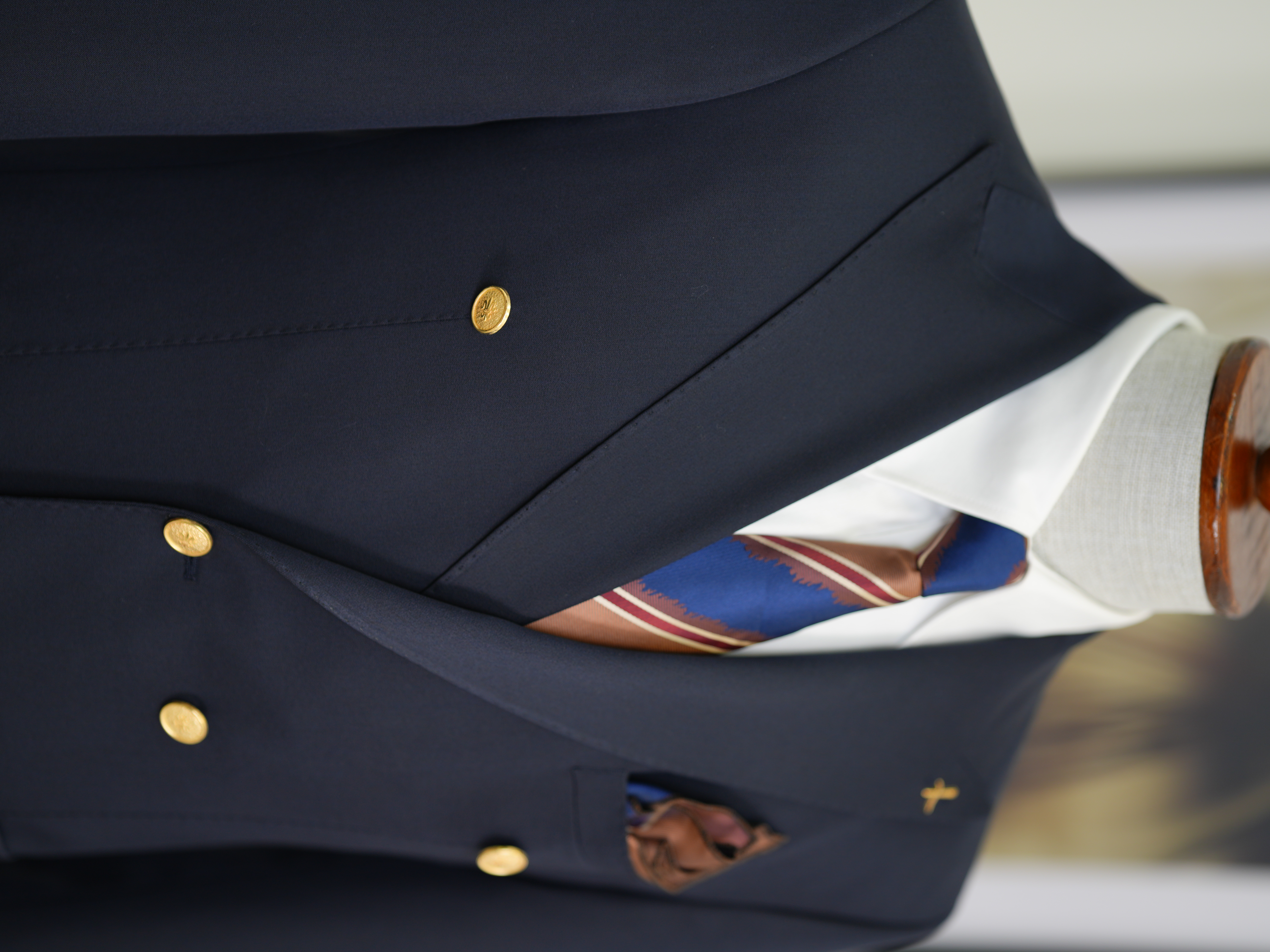 Erkek Premium İtalyan Stil Slim Fit Erkek Punto Dikişli Torba Cepli Yarım Astarlı Kruvaze Ceket - Laci